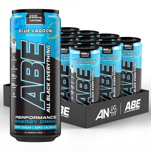 ABE Pre Workout Energy Drink Vitamins Amino Acids Caffeine Zero Sugar 12 x 330ml - Picture 13 of 60