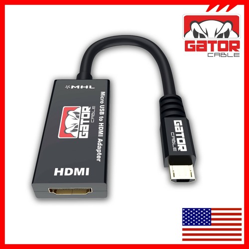 MHL Câble Adaptateur Micro USB vers HDMI Convertisseur pour Téléphone Android Smartphone HDTV - Photo 9 sur 13