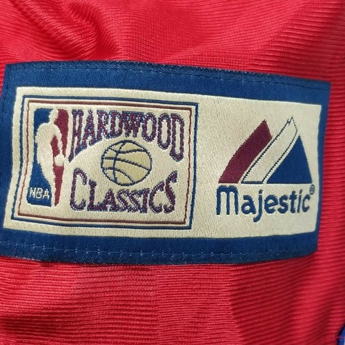 Majestic Hardwood Classics Sz 2XL NBA Philadelphia 76ers Sixers Warm Up Jersey - Picture 3 of 8