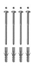 Sicherheitsschrauben zu Fenstergitter Sicherheitsgitter zum vernieten 