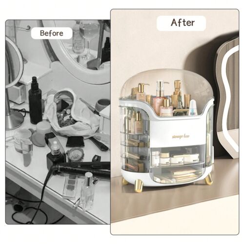 Countertop Makeup Organizer, Lid & Drawers, Waterproof, Bday Gift for Women - Picture 31 of 37