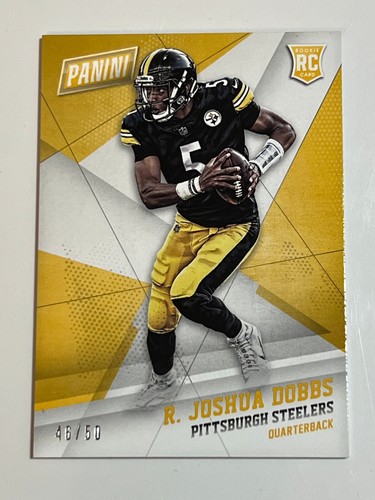 JOSHUA DOBBS 2017 Panini Black Friday SP PARALLEL RARE RC INSERT 48/50! #61! HOT - Picture 1 of 2