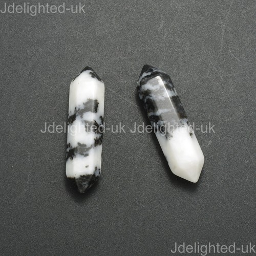 Piedra preciosa natural hexagonal puntiaguda chakra reiki colgante cuentas curación - Imagen 38 de 41