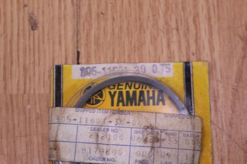 NOS 1976 YAMAHA RS100 .75 O/S PISTON RINGS (305) - Picture 2 of 5