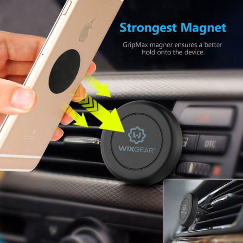 WixGear Lüftung Auto Halterung magnetischer Handy Halter Griff iPhone Ständer 2er-Pack Wiege - Bild 2 von 8
