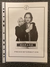 Adam & Eva Björn Kjellman Josefin Nilsson 1997 Norwegian Press Release Adam & Eva Björn Kjellman Josefin Nilsson 1997 Norwegian Press Release