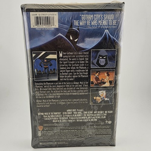 Batman Mask of the Phantasm VHS ~ Sealed ~ 1994 + Comic Book Clamshell Box - 第 2/9 張圖片