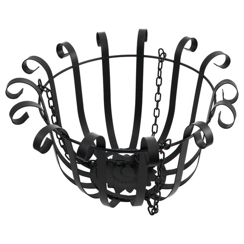 Arche De Mariage En Métal Noir Décor tendance Fleurs Panier Suspendu