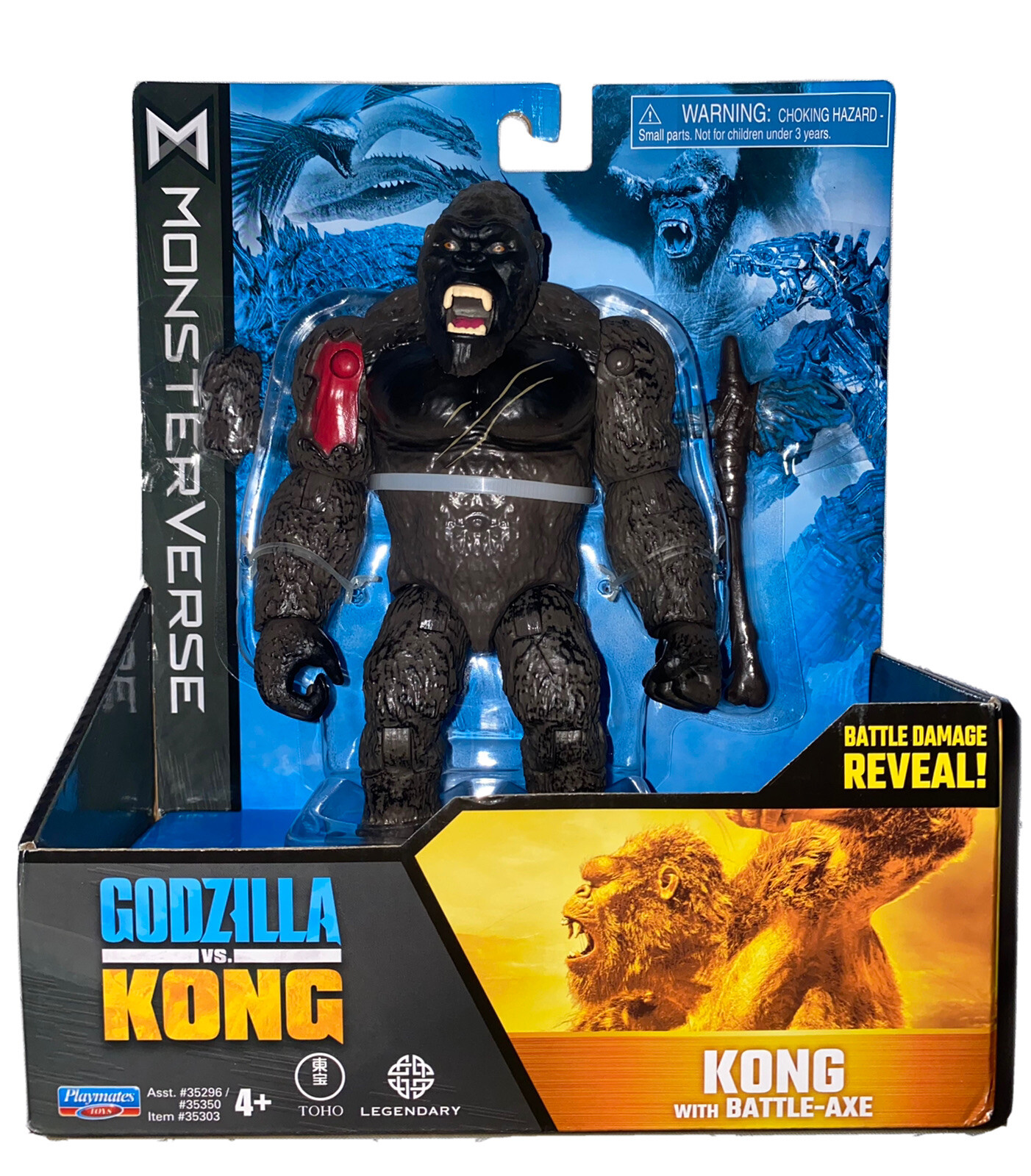 King Kong Figure Godzilla Vs Kong New Kong with Battle Axe Monsterverse