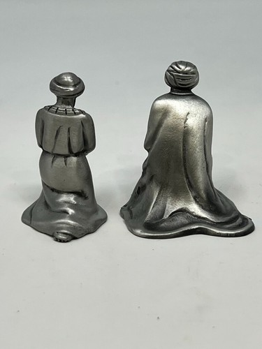 FORT Zinn 10-teiliges Krippenset Jesuskind Krippe handgegossen & handbemalt - Bild 15 von 24