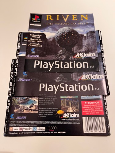PS1 PLAYSTATION ONE Manuals Front & Rear Inserts Inlays - Retro Classic Original - Picture 86 of 251