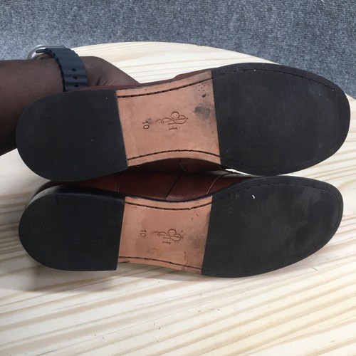 Cole Haan Shoes Mens 10 B Penny Loafers Brown Slip On Casual Round Toe D35101 - Afbeelding 10 van 16