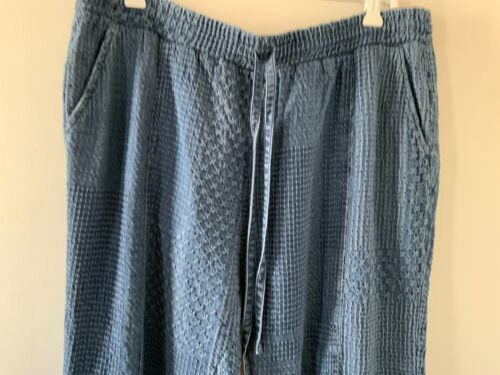 Johnny Was Pants Womens Size Large Pull on blue - Picture 2 of 9
