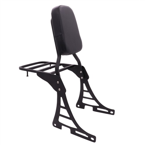 Portaequipajes Sissy Bar con respaldo para Harley Sportster Iron XL 883 1200 2004-2018 - Imagen 6 de 12