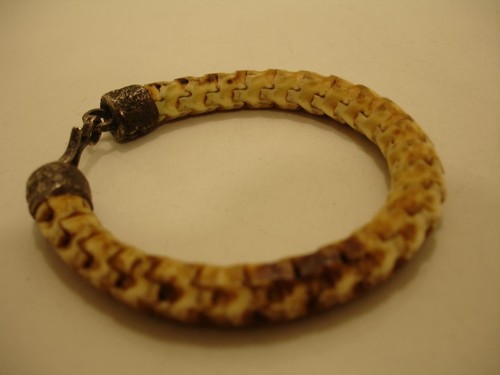 Lou Zeldis signiertes Schlangenwirbel Armband Sterlingsilber Haken Sammlung #4 - Bild 3 von 12