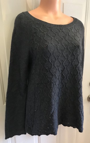 LOFT, Größe M, dunkelgrauer Pullover mit gewelltem Saum und Ärmelkanten. NEU. - Bild 5 von 10