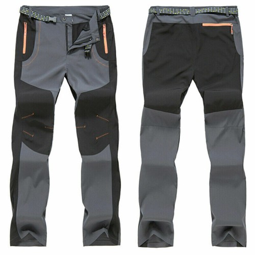 Men Waterproof Cargo Stretch Rain Hiking Fishing Work Pants Trousers Outdoor _ - Picture 9 of 14