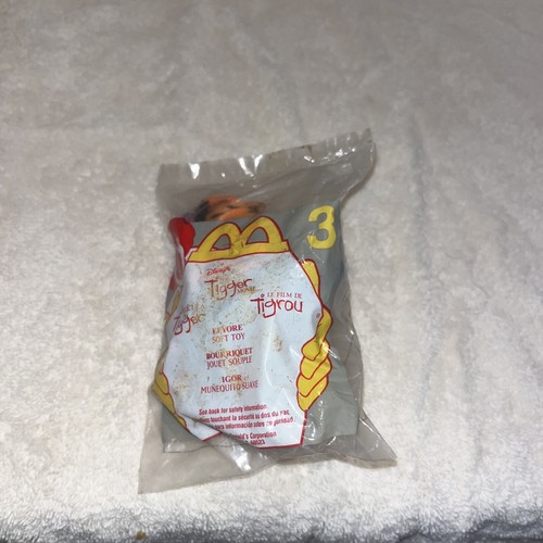 2000 McDonald’s Disney Tigger Movie Keychain Clip Eeyore Happy Meal Toy New - Picture 2 of 3