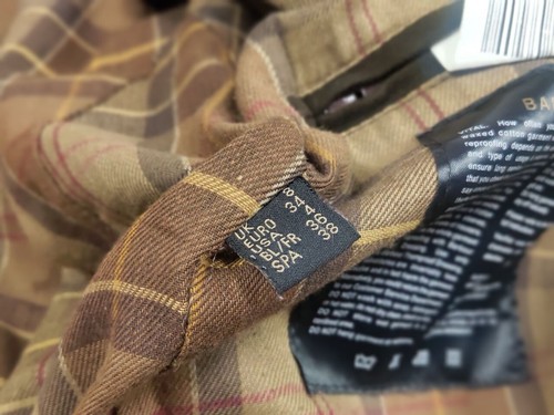 Vintage Barbour ladies utility wax Brown Pocket Jacket L1090 - Picture 18 of 18