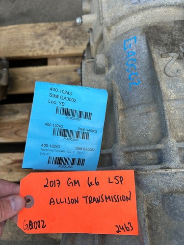 17 CHEVROLET GMC 3500 2500 6.6 L5P ALLISON AUTOMATIC TRANSMISSION 17-19 - Picture 5 of 14