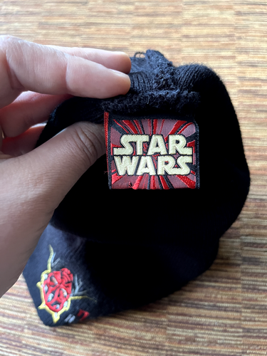 Cappello vintage anni 90 Star Wars Darth Maul berretto teschio logo slittino fumetto sci nero - Foto 4 di 5