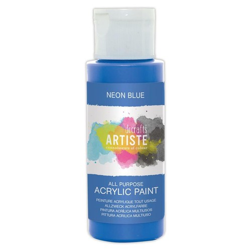 Docraft Artiste Craft Acrylic Paint Bottles 88 Colours.  Matt, Metallic or Pearl - Picture 75 of 122