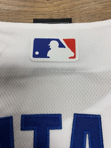 SHOHEI OHTANI #17 Los Angeles Dodgers White Home Jersey Men's Size Large - Picture 10 of 10
