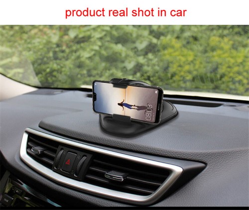 Car 3in-7in Phone Stand Holder Clip Accessories For Dashboard Mount Adjustable - Photo 9 sur 12