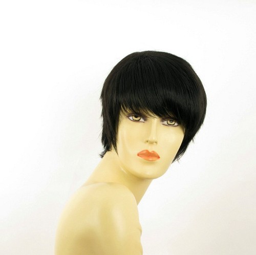 short wig for women dark brown "brown" ref louise 2 PERUK - Picture 1 of 9
