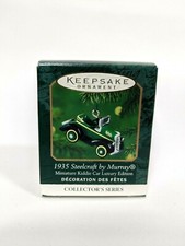 Hallmark Ornament Miniature Kiddie Car Luxury Edition 1935 Steelcraft by Murray