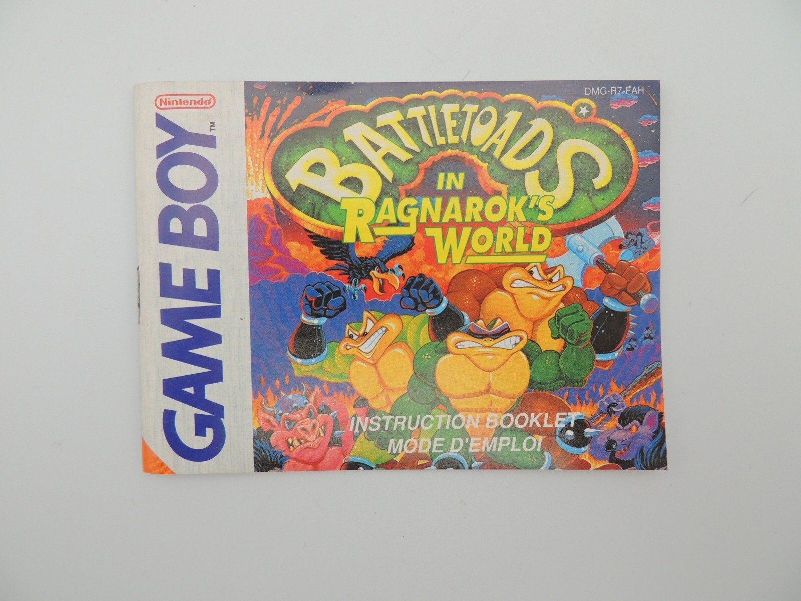 Nintendo Game Boy - Battletoads In Ragnarok's World - FAH - Notice - Manuel
