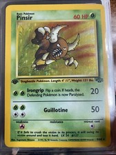 Pinsir 9/64 1st Edition Holo Pokemon Jungle Near Mint NM