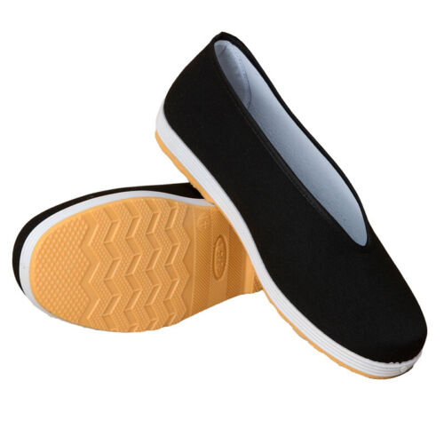 Artes Marciales Chinas Kung Fu Hombres Beijing Zapatos de Tela Retro Antideslizantes Informales Suaves - Imagen 8 de 8