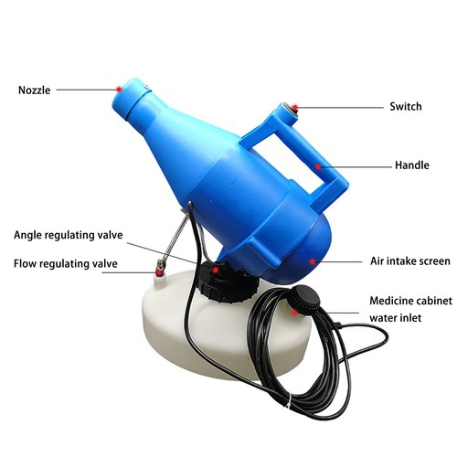 4.5L Handheld Sanitizer Sprayer Disinfectant Fogger Gun Nano Steam Spray Machine - Picture 18 of 18