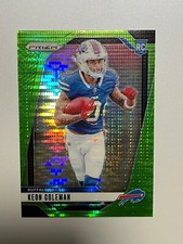 2024 Panini Prizm Keon Coleman Rookie Neon Green Pulsar Prizm #362 Bills 
