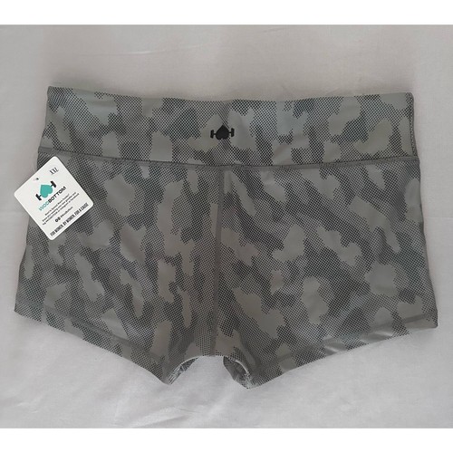 Wodbottom Neu mit Etikett grau reflektierende Camouflage Activewear Shorts - Größe XXL - Bild 2 von 6