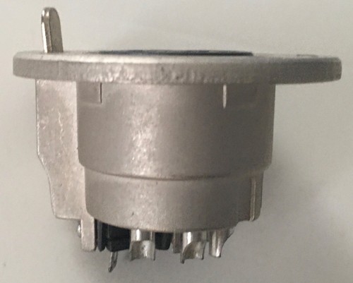 Alcatel 6-Pin Female Round Panel Mount Circular Cable Connector Receptacles (2) - Picture 5 of 5