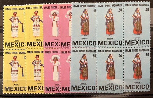 MÉXICO 1981 - TRAJES NACIONALES - JUEGO DE 6 Bloques - COMO NUEVO/NH - Imagen 8 de 8