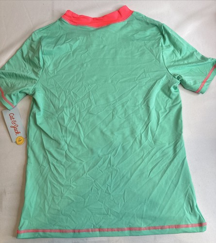 Cat & Jack Swim Top Rash Guard Shirt XL 14/16 SPF Bright Soft Stretchy - Picture 5 of 7