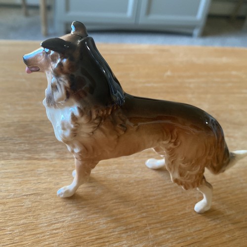 Exquisite Bone China Collie Dog, New, Unused - Picture 3 of 6