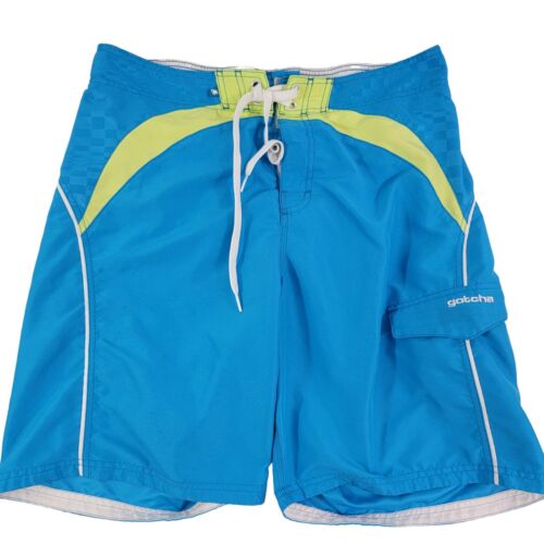 Pantalones cortos de natación Gotcha para hombre con cordón en la cintura con bolsillos - talla mediana - Imagen 4 de 14