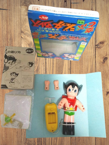 POPY Flying Jetter Mars Electric Figure Osamu Tezuka Vintage Retro Unused Japan - Picture 3 of 7