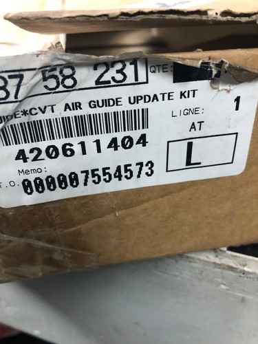 09-10 Can-Am Outlander 500 650 800 Ren 800 OEM CVT Clutch Cover Air Guide Kit - Picture 7 of 7