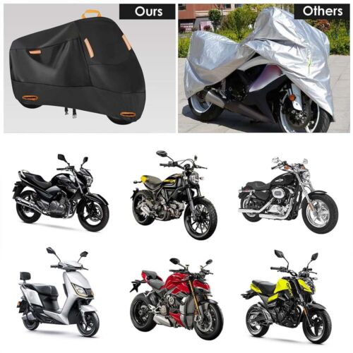 Motorbike Motorcycle Cover Waterproof Outdoor Rain Dust UV Protector - Picture 3 of 11