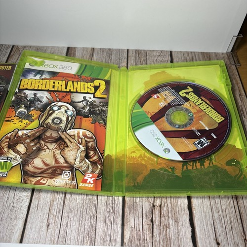 Borderlands 1 and 2 Microsoft Xbox 360 Video Game Complete CIB - Picture 8 of 8