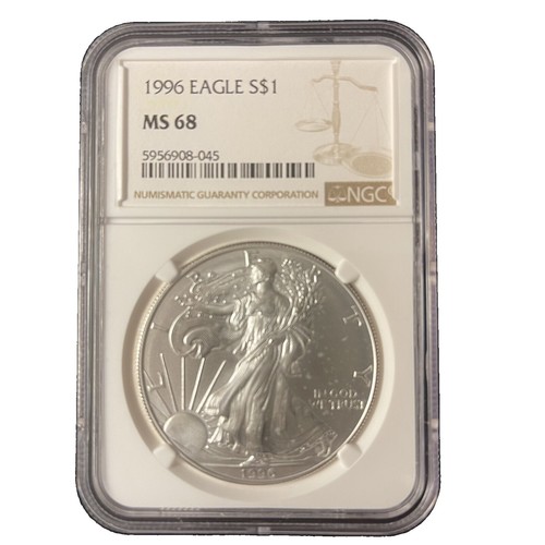 1987年 アメリカンイーグル銀貨 MS 68 1987 American Silver Eagle PCGS MS-68 | eBay