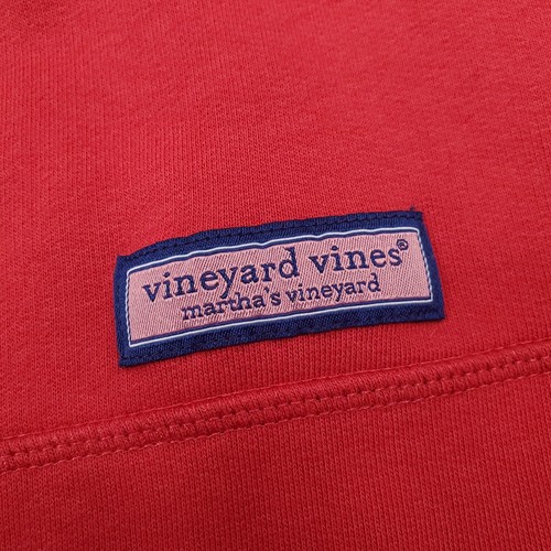 Vineyard Vines Sweater Mens Medium Pink Coral Quarter Zip Pullover Colorful - Picture 3 of 13