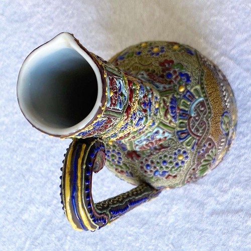Chinese Porcelain Enameled Pitcher - Picture 4 of 9