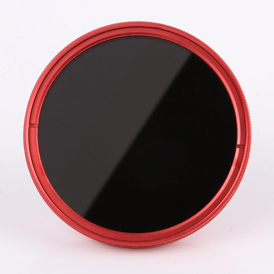 New FOTGA Fader Variable ND Filter 49mm ND2 to ND400 ND100 Neutral Density Red - Image 2 of 4