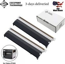 2X Printhead for Zebra ZT420 ZT421 Thermal Label Printer 203dpi P/N P1058930-012